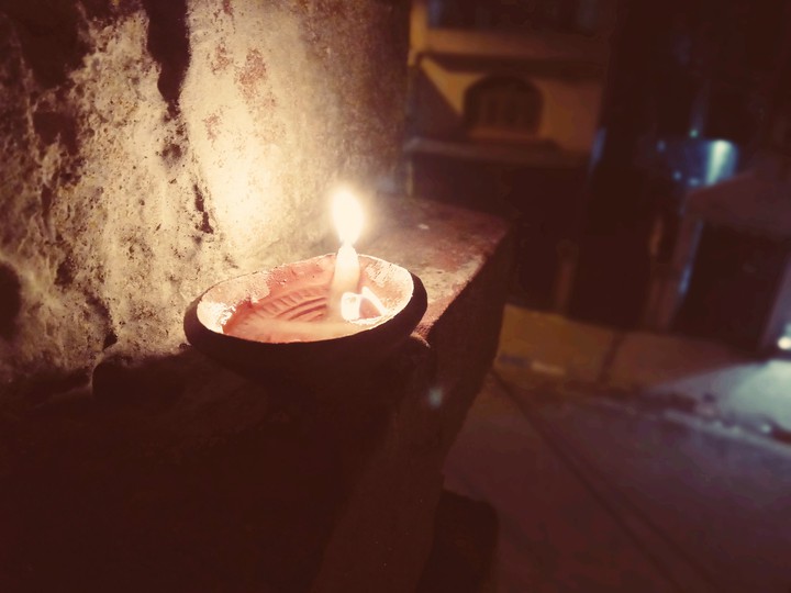lamp in the night
