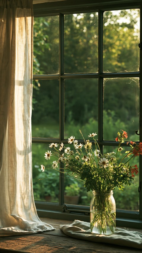 обои Glass, Curtain