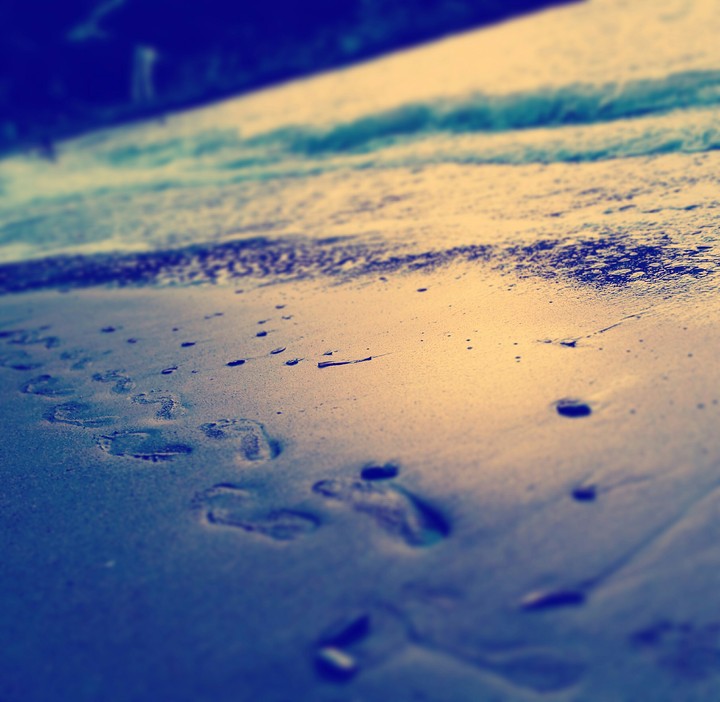 walk on the sand