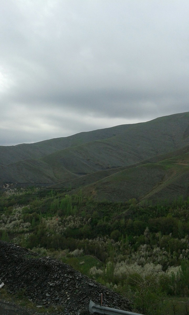 mountains atop of below nature