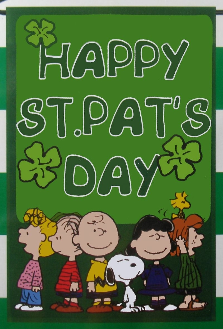 Charlie Brown St. Patricks Day