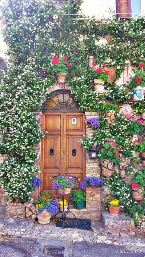 Puerta en la Toscana