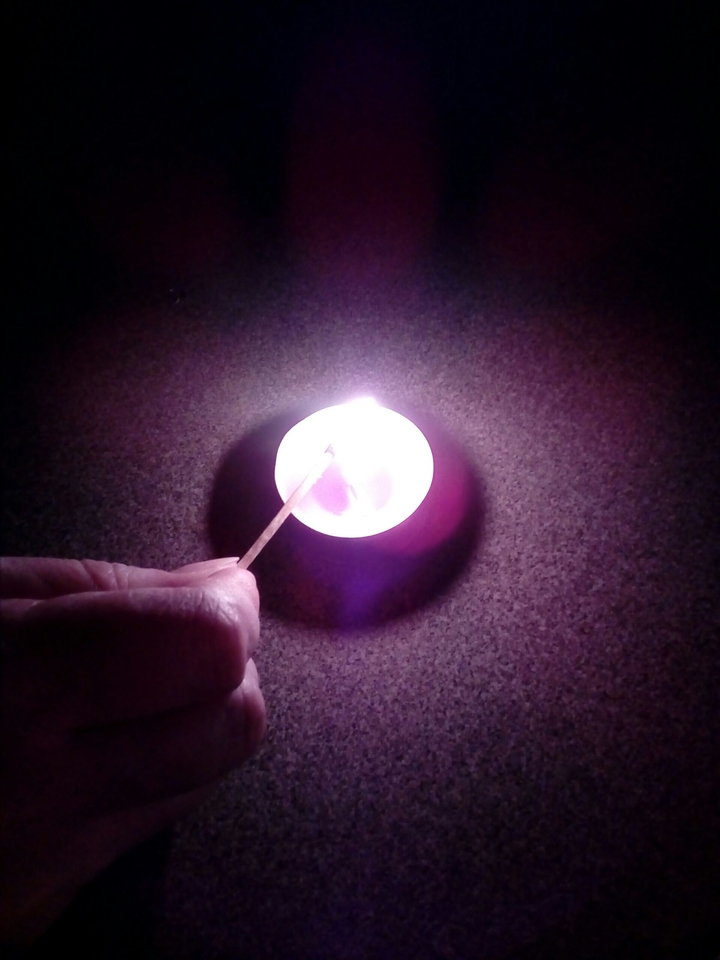 Purple light