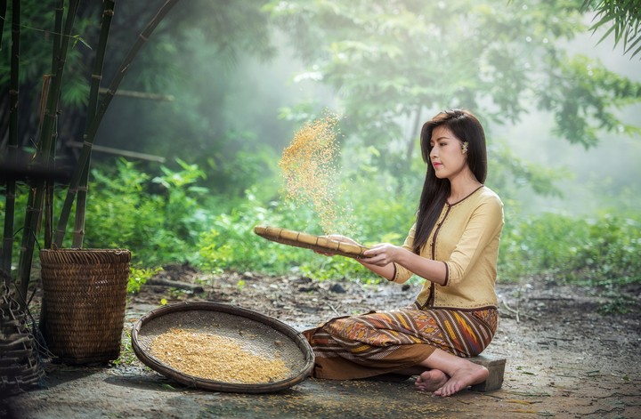 Girl at Work