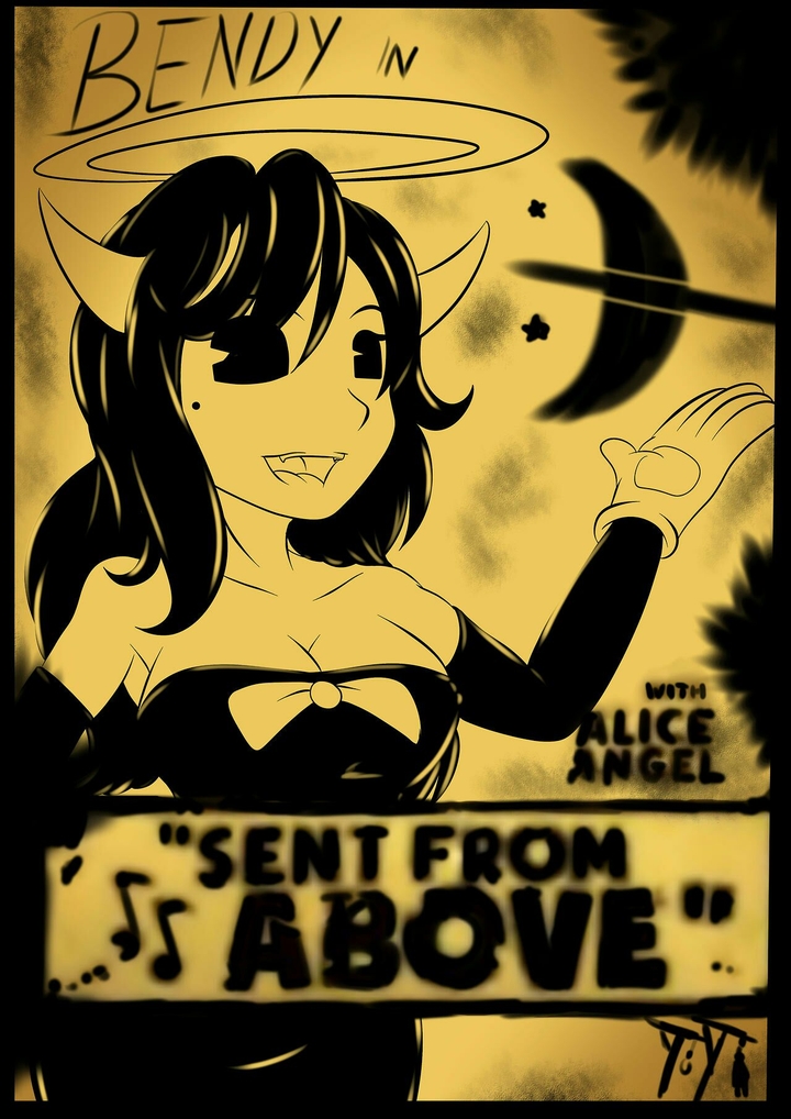 Alice Angel из Бенди и чернильная машина