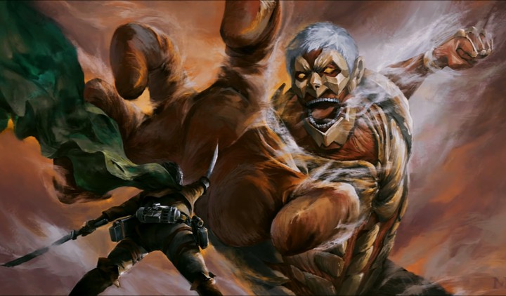 Armored Titan vs Survey Corps