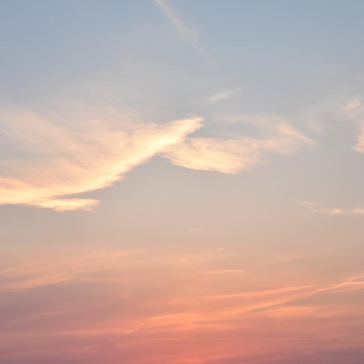 Summer sky in Amsterdam