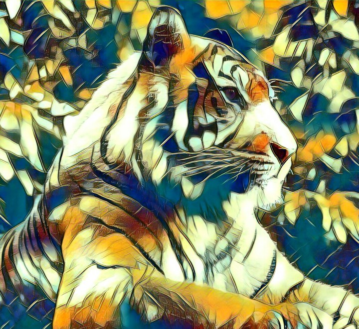 Glasswork Tiger