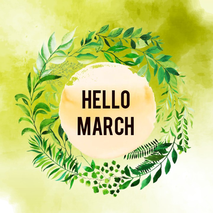 Hello March (๑^ں^๑)