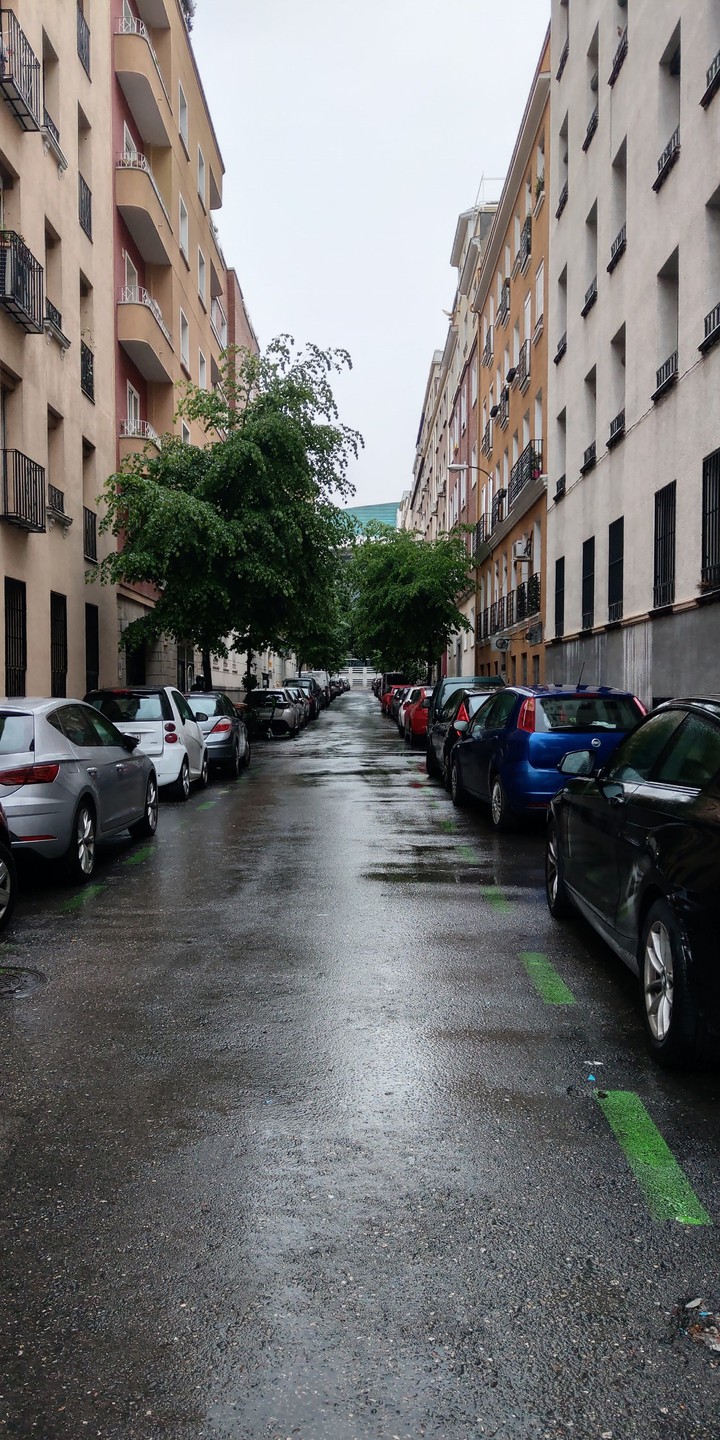 Rainy Day in Goya, Madrid