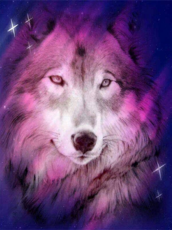 spirit purple wolf