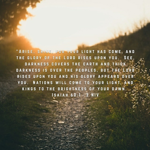 You are the light