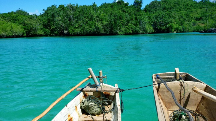 boat at the island
