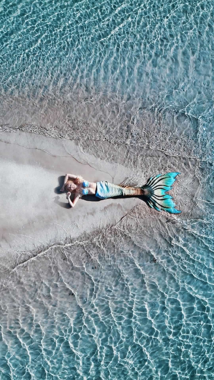 THE MERMAID ON THE BEACH