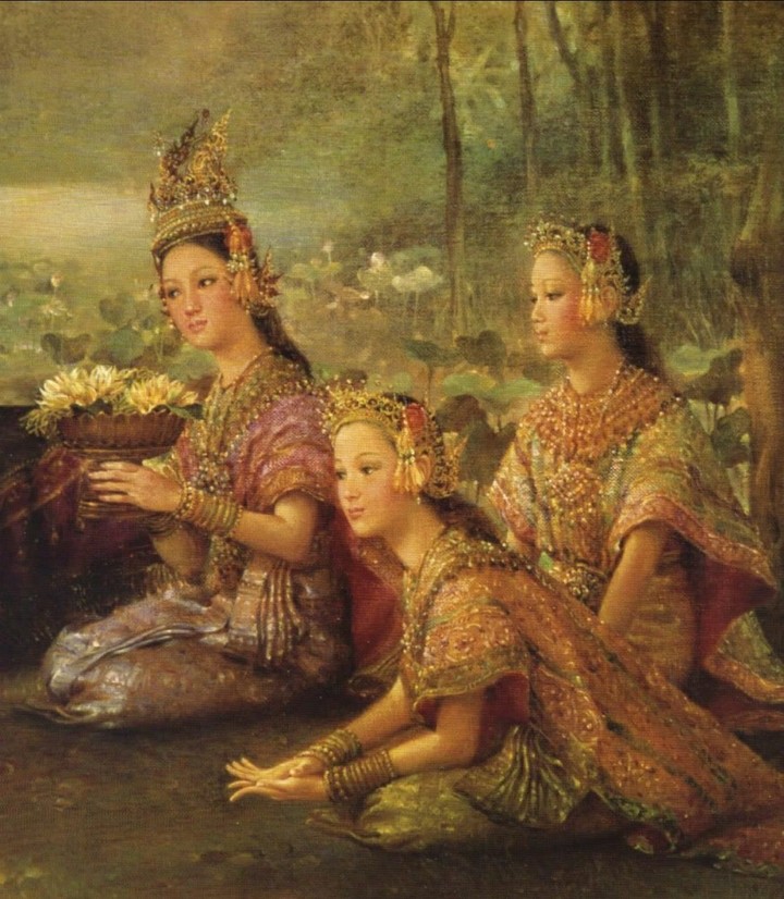 Thai girls in the past.