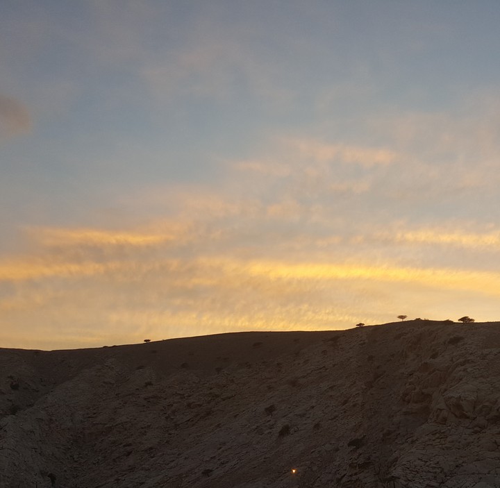 sunset at bukha oman