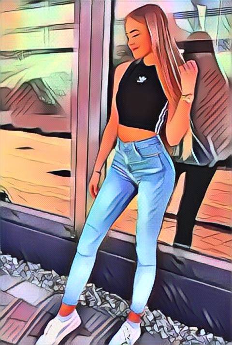 fondo chica animada