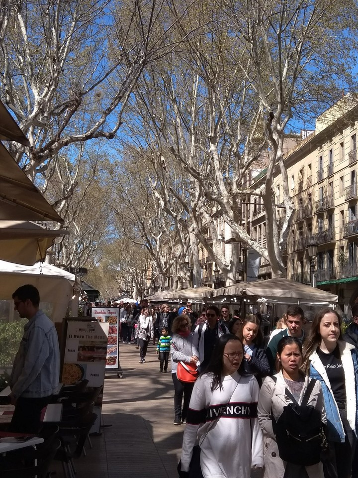 La Rambla in Summer