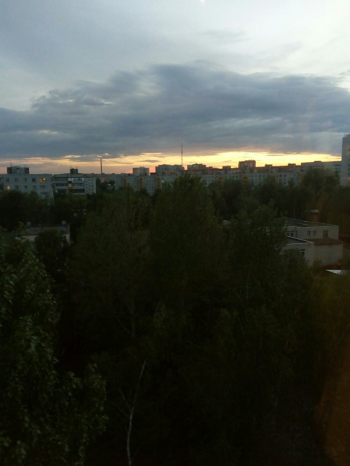 Закат.