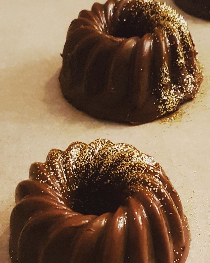 Goldene Schokolade