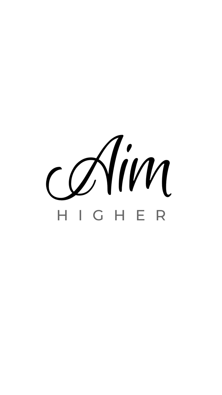 Aim higher ( white)