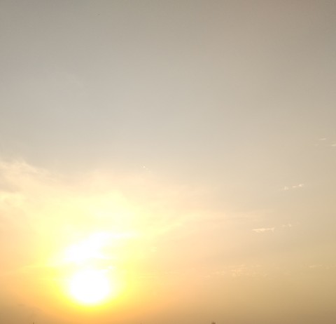 orange sky
