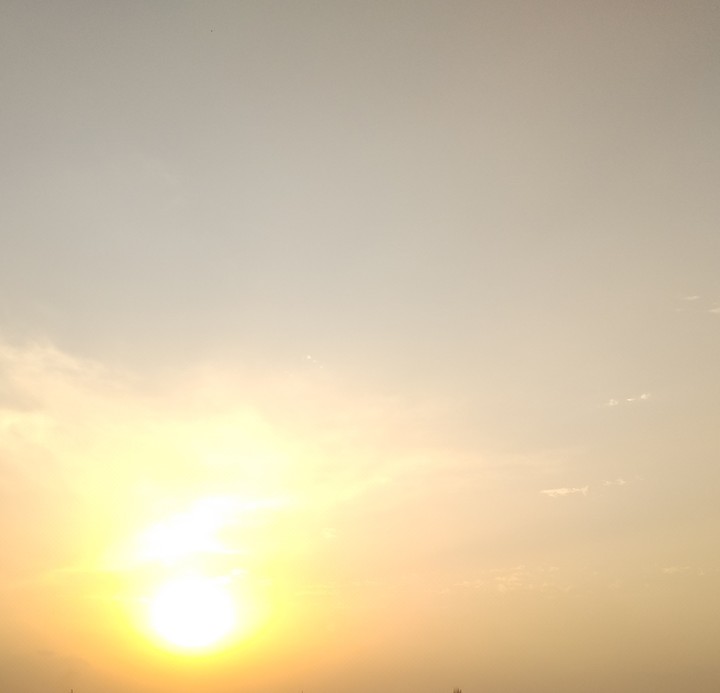 orange sky