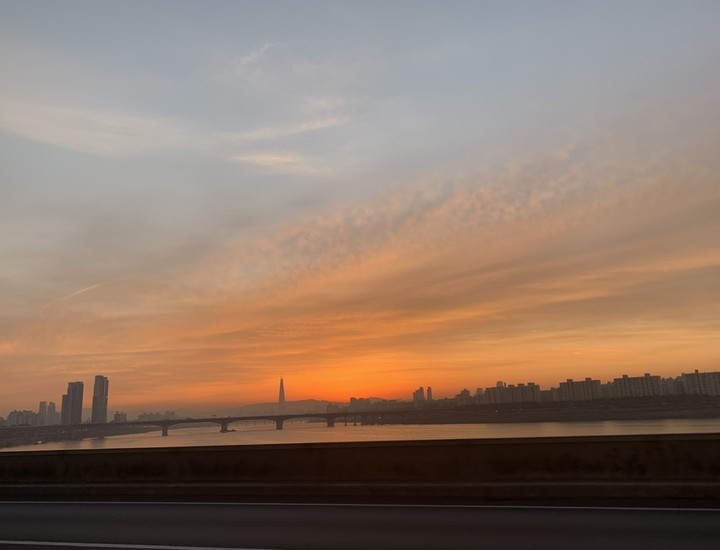 orange sky