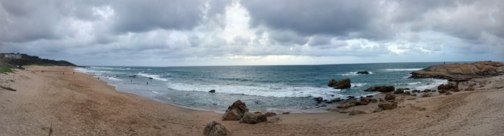 Wide angle beach