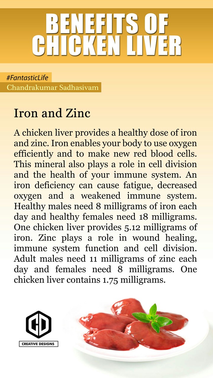 Benefits of Chicken liver