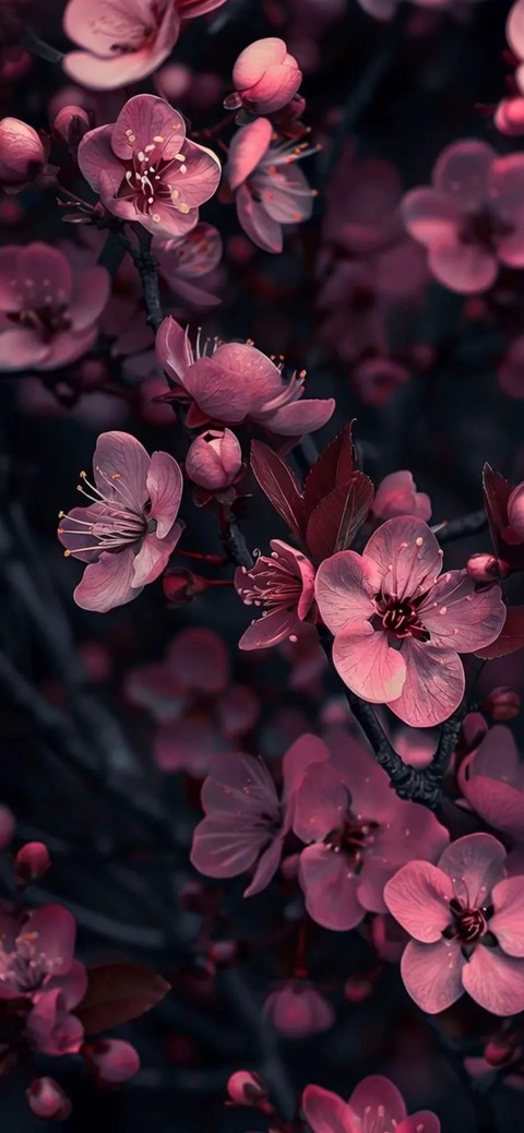 fonds d'écran pink, prunus