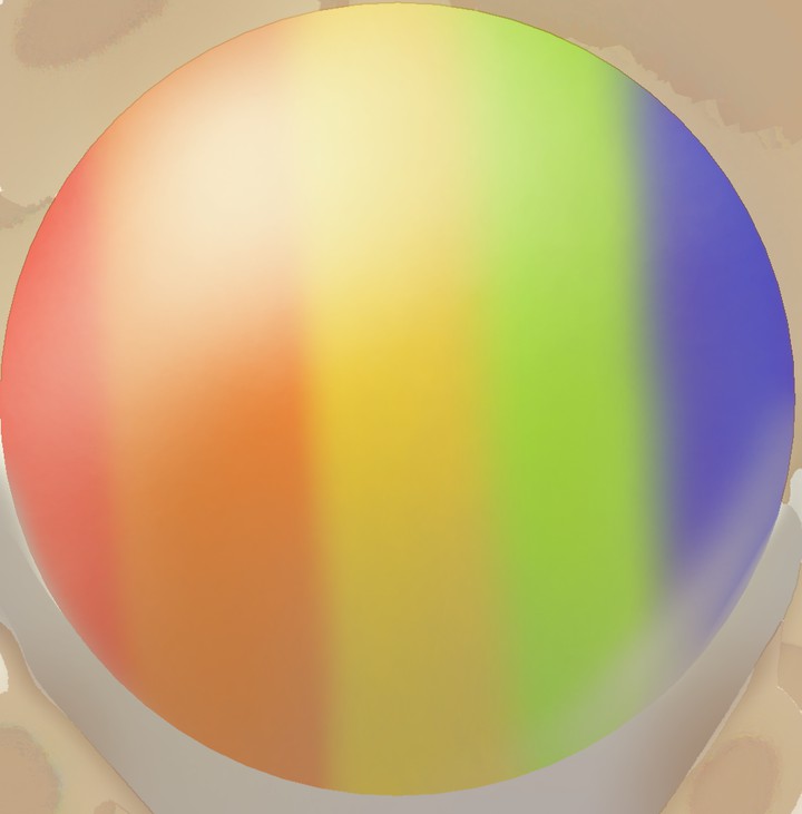Rainbow ball