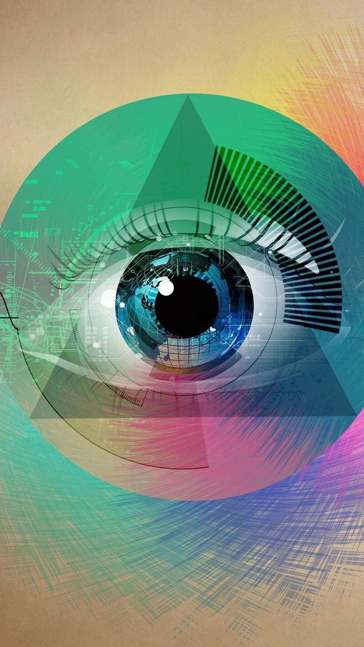 pattern of eyes