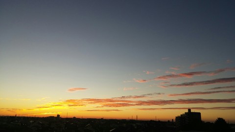 朝焼け