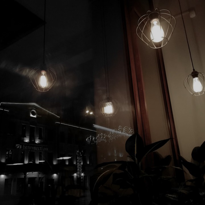 evening in small city