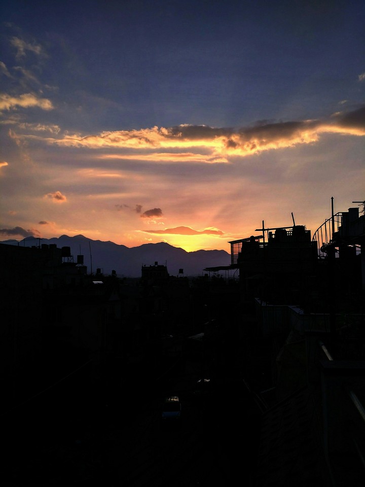 evening sky
