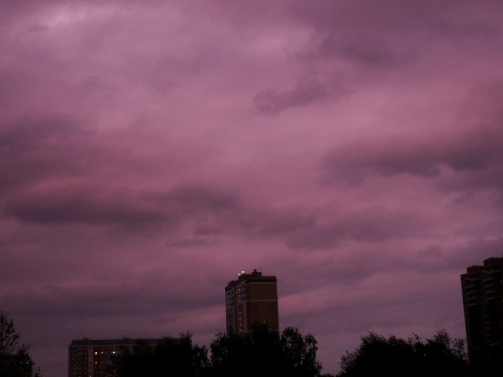 like a pink apocalypse