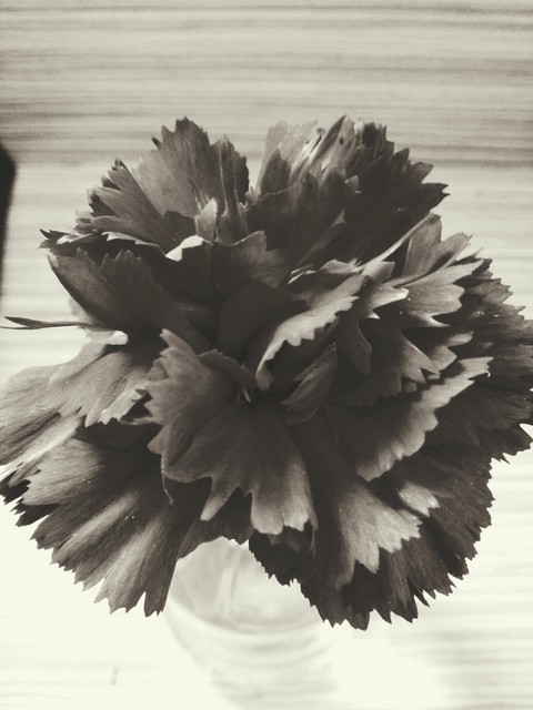 black and white