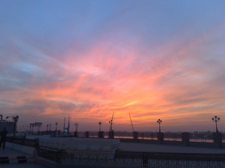 Sunset in Luxor,Egypt