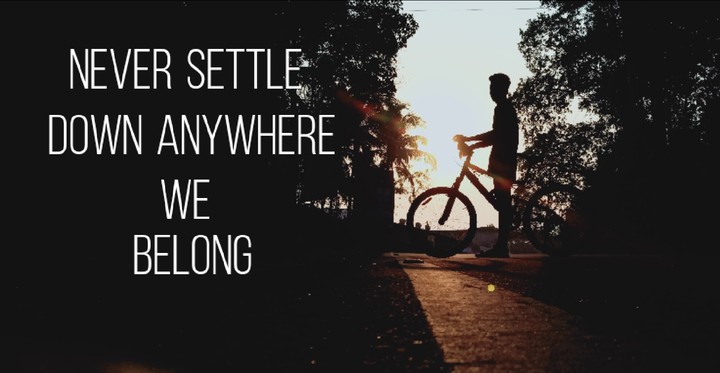 Never settle