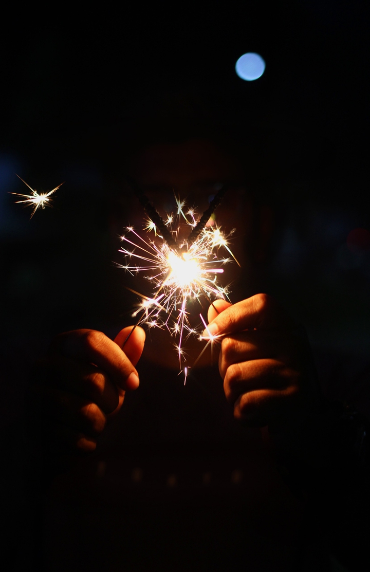 #Sparklers Sparks Hands