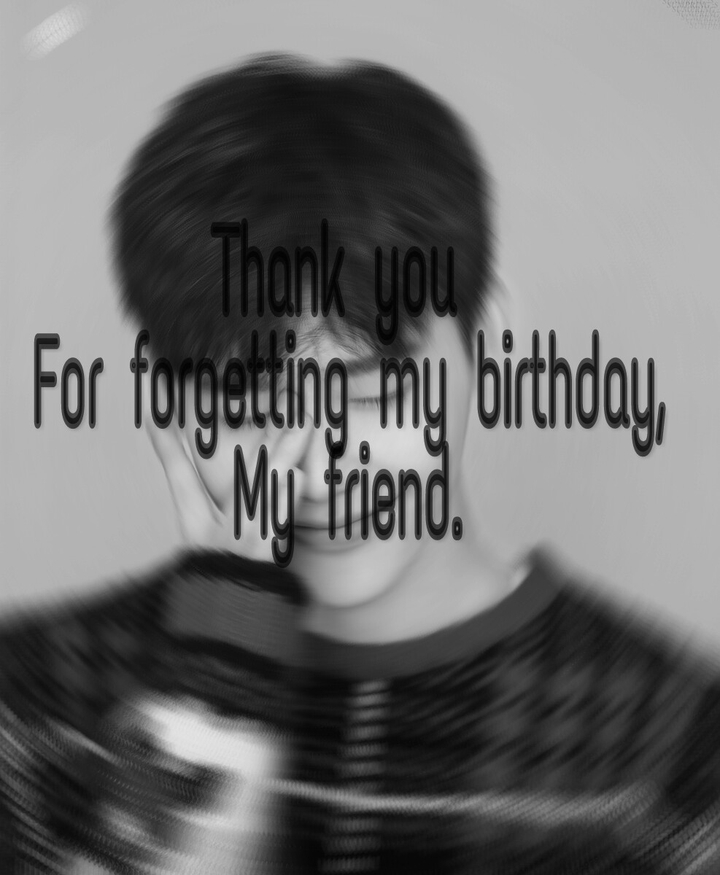 Is not all friends should do this anyway?