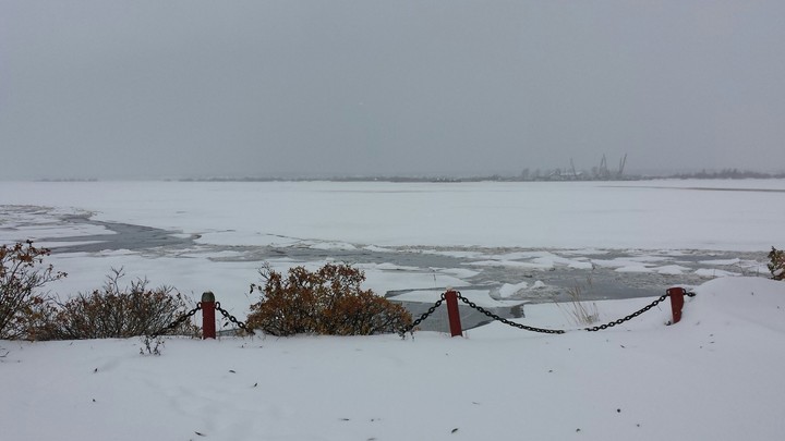 Kama river in Beresniki