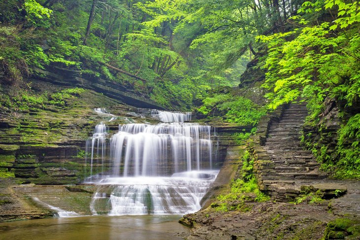 Buttermilk Falls State Park, NY, usa