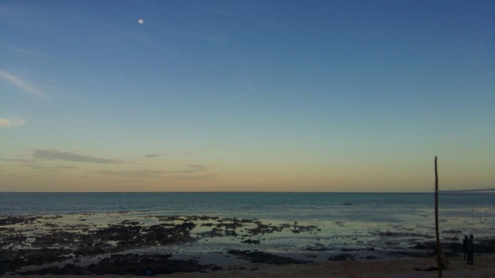 Sunset at the ocean