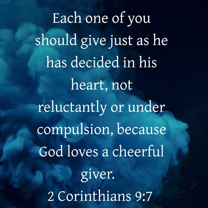 2 Corinthians 9:7