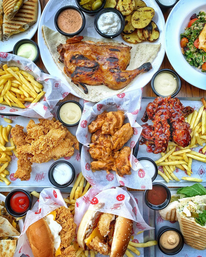Grilled and broasted chicken