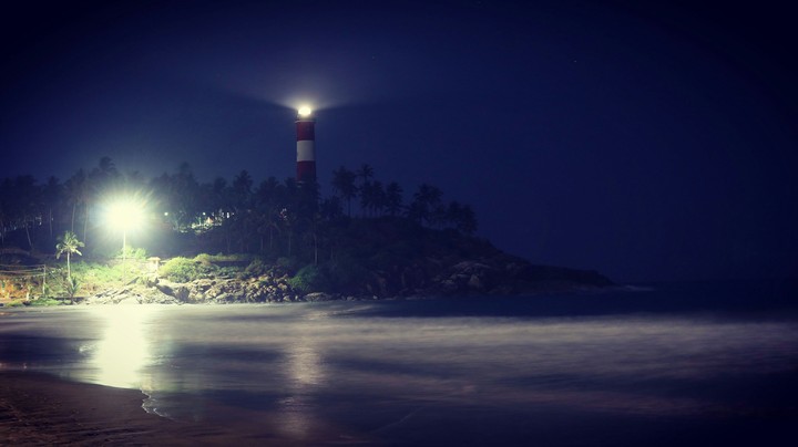 night @beautiful beach...