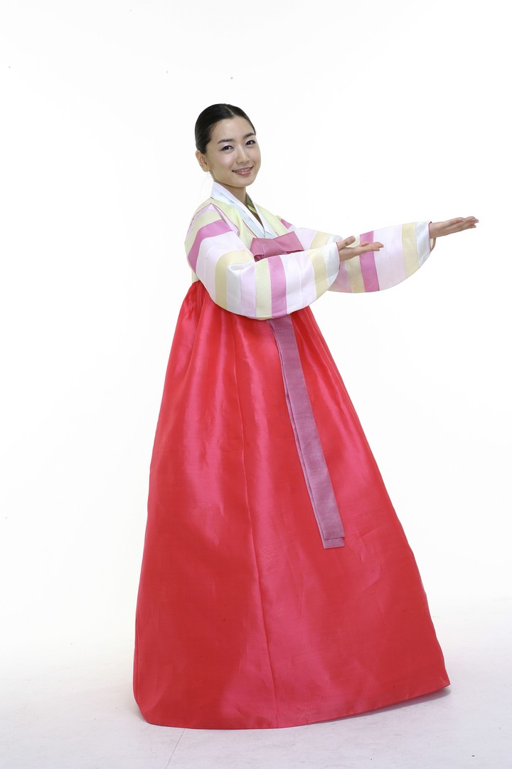 Couple in Korean Dress