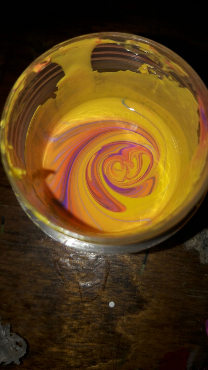 Yellow paint